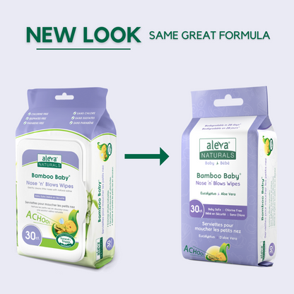 Bamboo Baby Nose 'n' Blows Wipes