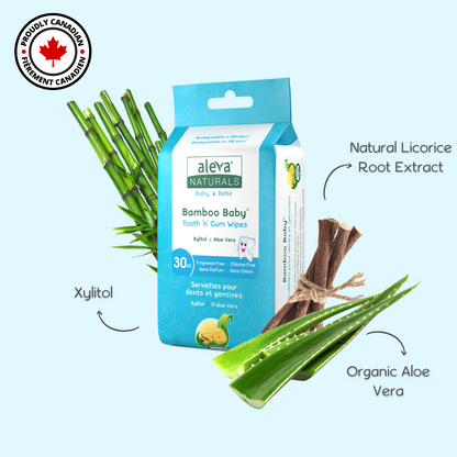 Bamboo Baby Tooth 'n' Gum Wipes