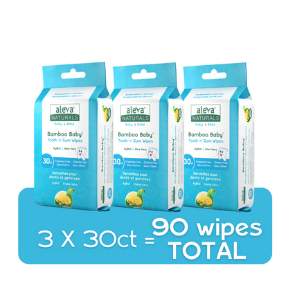 Bamboo Baby Tooth 'n' Gum Wipes