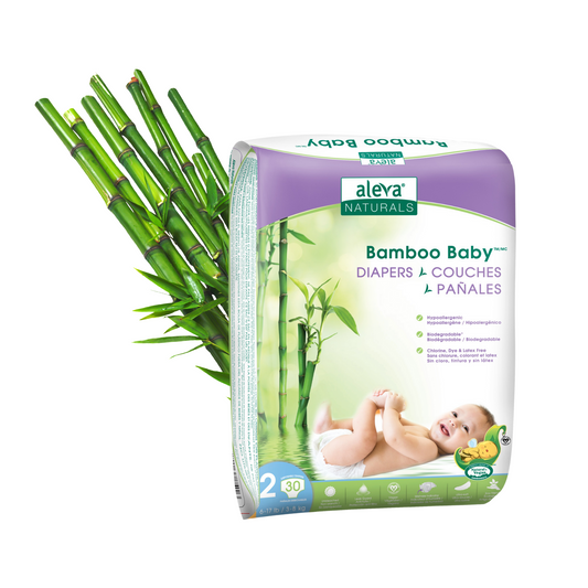 Bamboo Baby Diapers - Size 2