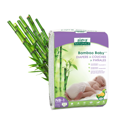 Bamboo Baby Diapers - Size NB-1