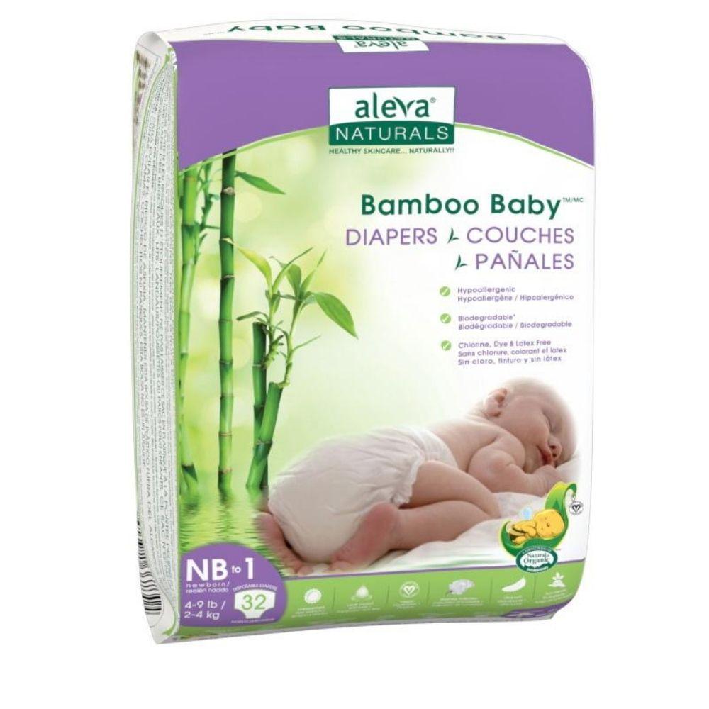 Bamboo Baby Diapers - Size NB-1